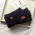 Winter Knitted Fingerless Gloves Thick Warm Touchscreen Half-Finger Gloves