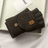 Winter Knitted Fingerless Gloves Warm Thick Touchscreen Half Finger Men Women