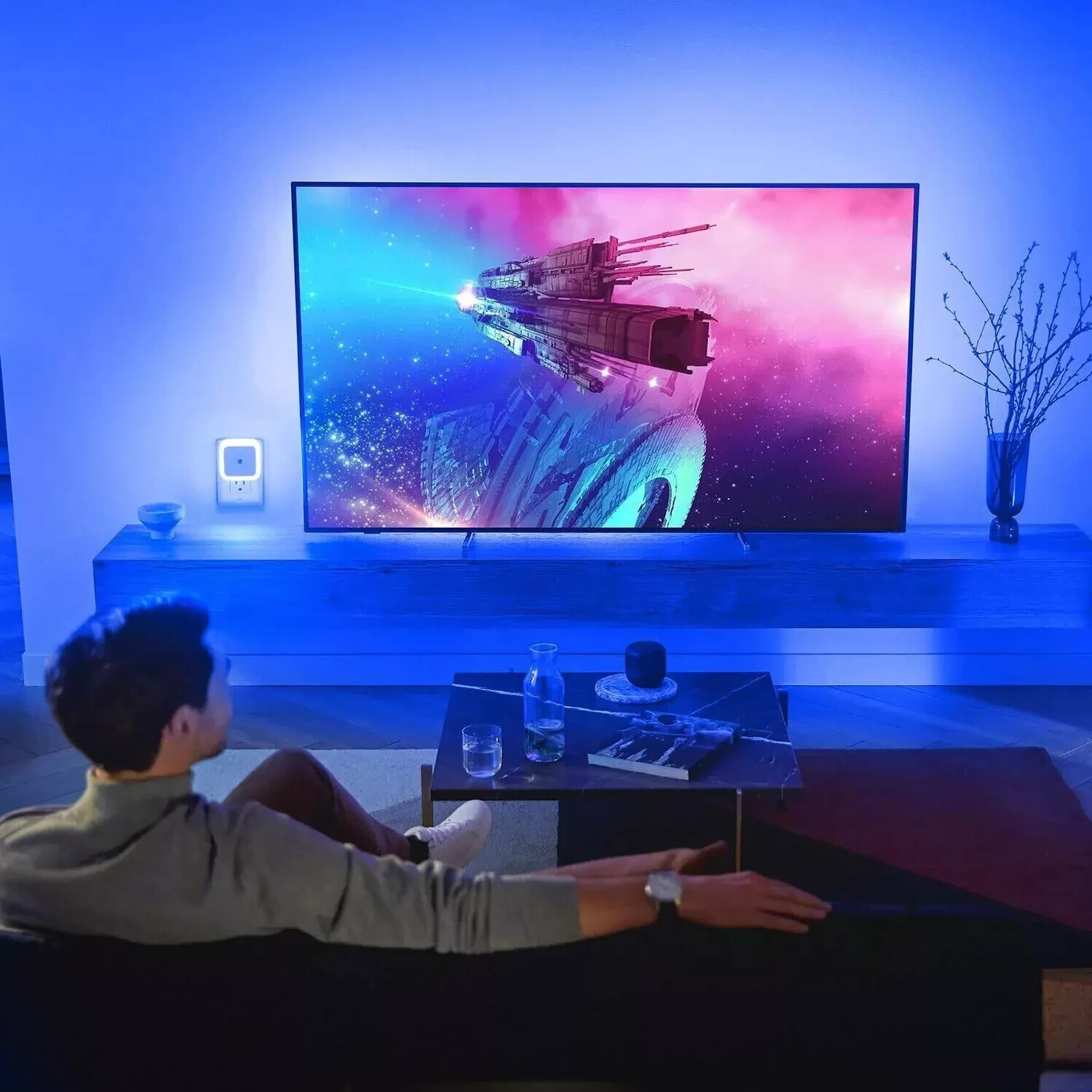 6 Pack LED Night Light Plug-In Dusk to Dawn Sensor Lamp for Bedroom, Kitchen