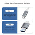 USB 3.0 Hub 4-Port High Speed Type-C Splitter 5Gbps Adapter for PC & Laptop