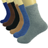 Men’s Winter Warm Slipper Socks – 6 Pairs, Soft Fuzzy House Socks, Size 10–13
