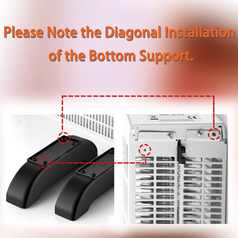 DONYER POWER Convector Radiator Heater 2000W Room Heating with Adjustable Thermostat