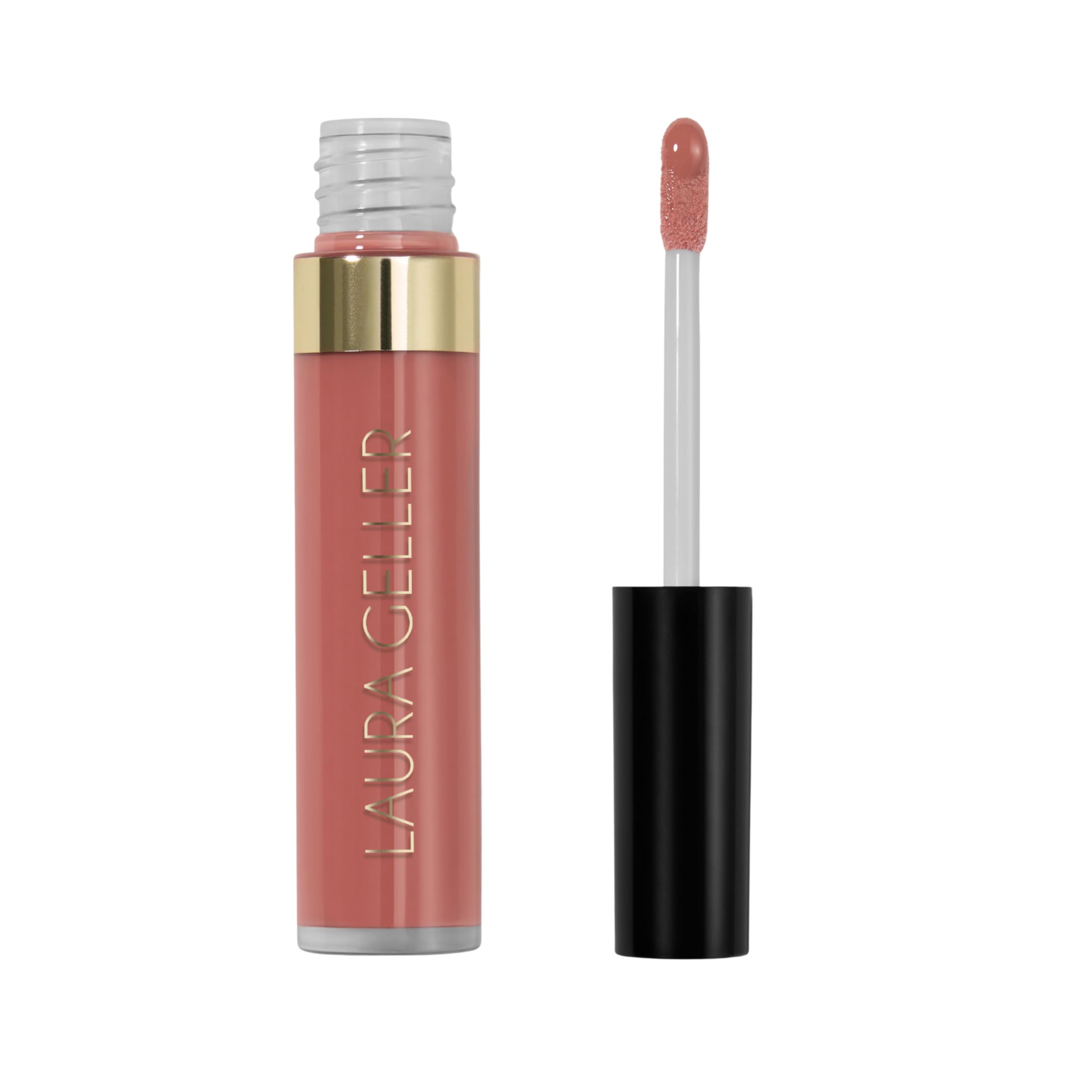 LAURA GELLER NEW YORK Color Luster Lip Gloss | Non-Sticky Lip Gloss Treatment with Sheer High-Shine Color (Cookie Dough)