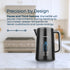 Alexa Smart Kettle, 1.7L - Smart Home Voice Control - Temperature Control with Cool Touch, LED Display & Keep Warm Function - 3000w Energy Efficient & BPA Free - Black